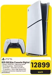 825 GB Slim Console Digital