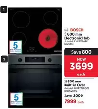 Bosch - 600 mm Electronic Hob