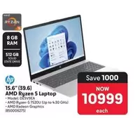 HP - 15.6" (39.6) AMD Ryzen 5 Laptop