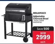 Adjustable Charcoal Braai (Model: 5490B (850049746))