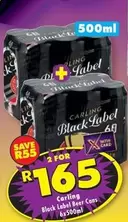 Carling - Black Label Beer Cans