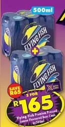 Flying Fish - Premium Pressed Lemon Flavoured Beer Cans