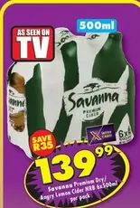 Savanna - Premium Dry/Angry Lemon Cider