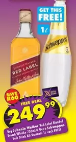 Schweppes - Johnnie Walker Red Label Blended Scotch Whisky &  Soft Drink