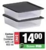 Square Container with Lid