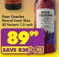 Four Cousins - Natural Sweet Wine