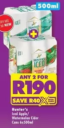 Apple - Iced /Watermelon Cider Cans
