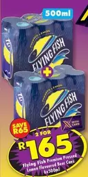 Flying Fish - Premium Pressed Lemon Flavoured Beer Cans