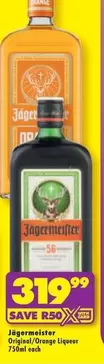 Jagermeister - Original/Orange Liqueur 750ml