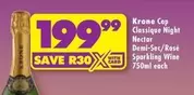 Krone - Classique Night Nectar Demi-Sec/Rosé Sparkling Wine