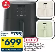 Defy - 6 Litre Digital Air Fryer