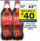 Coca cola - Regular 1 Litre Non-returnable Bottle