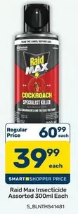 Raid - Insecticide Assorted 300ml Each