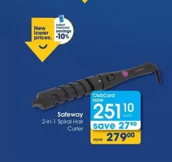 Safeway - 2-in-1 Spiral Hair Curler