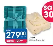 clicks - 6-Piece Towel Set