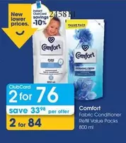 Comfort - Fabric Conditioner Refill Value Packs