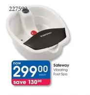 Safeway - Vibrating Foot Spa 227599