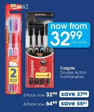 Colgate - Double Action Toothbrushes
