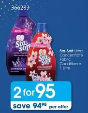 Sta-Soft - Ultra Concentrate Fabric Conditioner