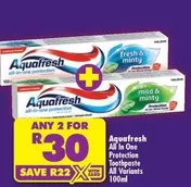 Aquafresh - All In One Protection Toothpaste