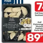 Shell - Crumbed Garlic West Coast Mussels In Half