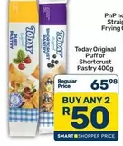 Today - Original Puff or Shortcrust Pastry