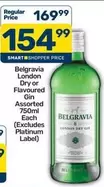 Platinum - London Dry or Flavoured Gin Assorted