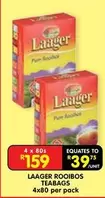 Laager - ROOIBOS TEABAGS