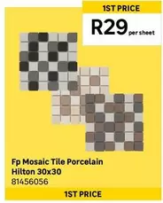 Fp Mosaic Tile Porcelain Hilton 30X30