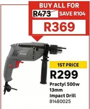Practyl 500w 13mm Impact Drill