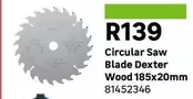 Circular Saw Blade Wood 185x20mm