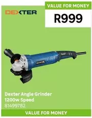 Dexter - Angle Grinder 1200w Speed
