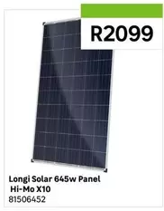 Longi - Solar 645w Panel Hi-Mo X10