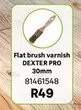 Dexter - Flat Brush Varnish Pro 30mm