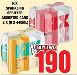 SPARKLING SPRITZER ASSORTED CANS