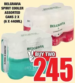 SPIRIT COOLER ASSORTED CANS