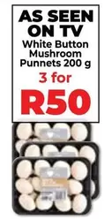 White Button Mushroom Punnet
