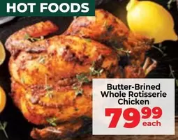 Butter-Brined Whole Rotisserie Chicken