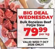 Bulk Boneless Beef Potjie Stew