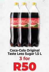 Coca cola - Original Taste Less Sugar