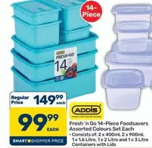 Addis - 14-Piece Foodsavers