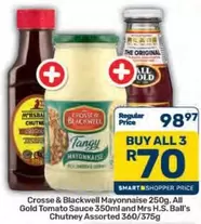 Crosse & Blackwell - Mayonnaise and Mrs H.S. Ball's Chutney