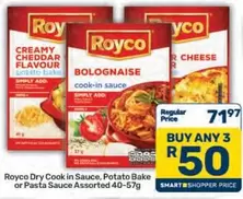 Royco - Dry Cook in Sauce, Potato Bake or Pasta Sauce