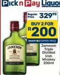 Jameson - Triple Distilled Irish Whiskey