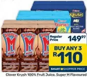 KRUSH - 100% Fruit Juice, Super M Flavoured