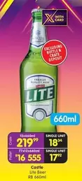 CASTLE - Lite Beer RB 660ml