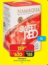 Namaqua - Sweet Red/Rose Wine