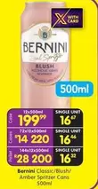 Bernini - Classic/Blush/Amber Spritzer Cans