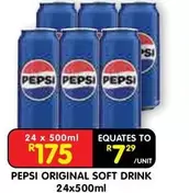 pepsi - ORIGINAL SOFT DRINK