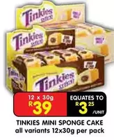 Mini - MINI SPONGE CAKE